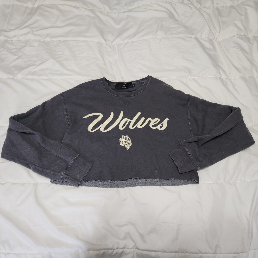 Darc Wolf Sport She Wolf Crop Top Pullover Size Small